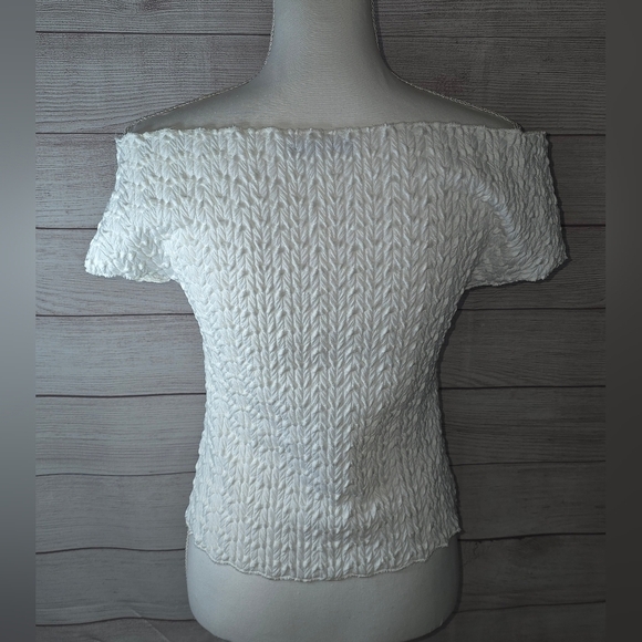 Zara Off Shoulder Top Size Medium - Picture 2 of 3